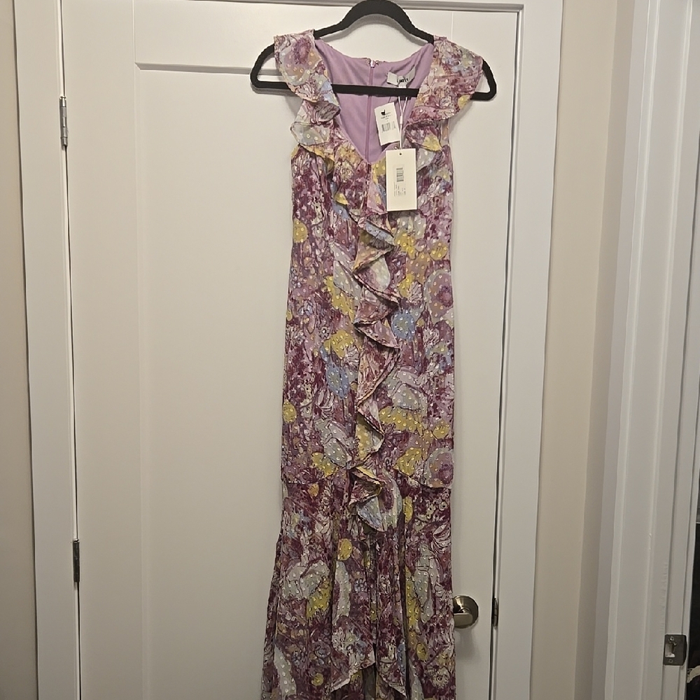 Floral Ruffle Maxi Dress